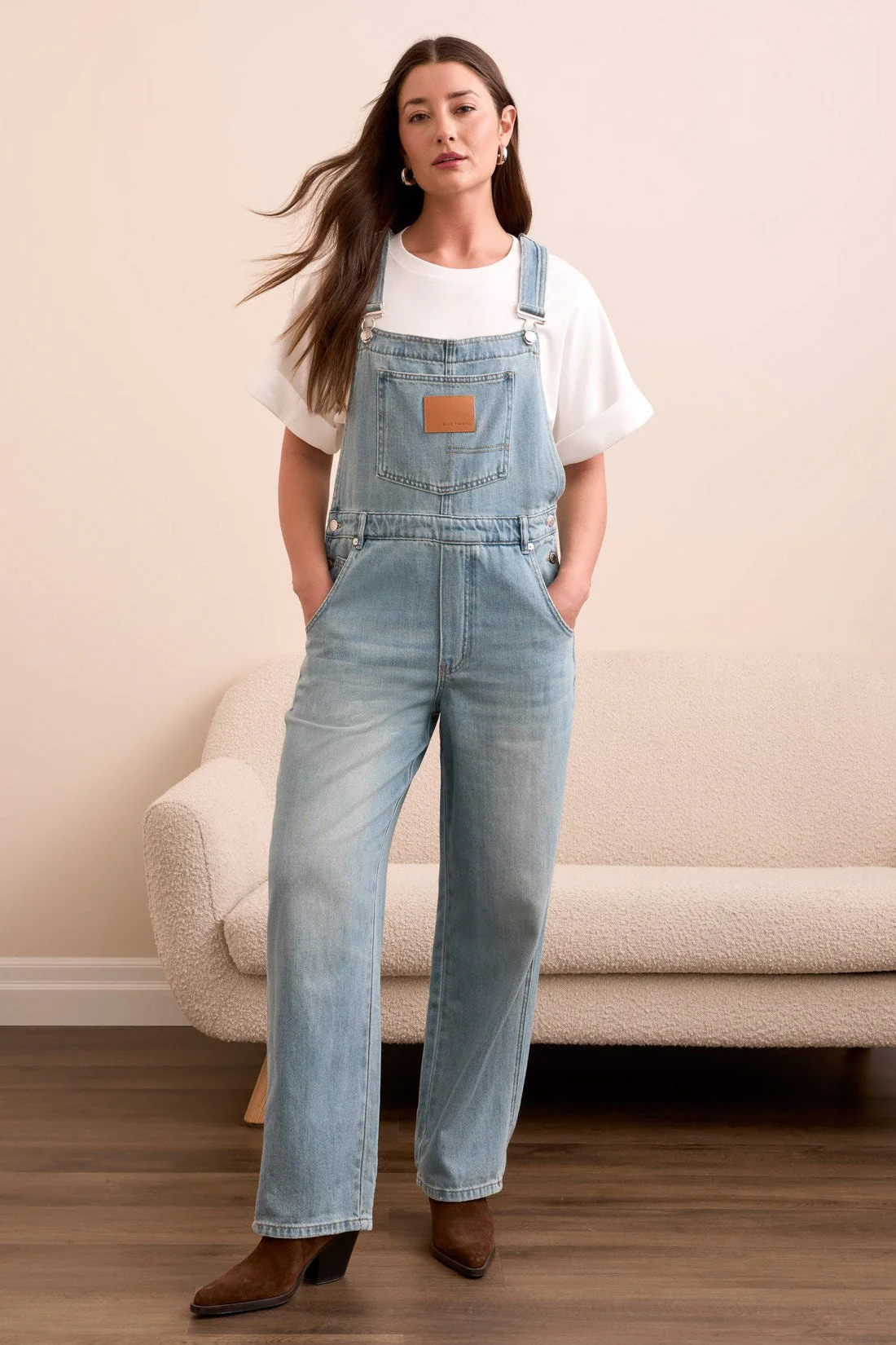 Classic Denim Overalls - Image 3