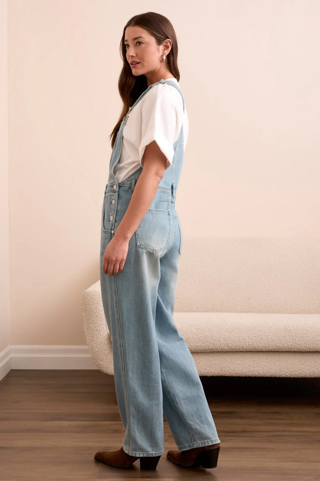 Classic Denim Overalls - Image 4