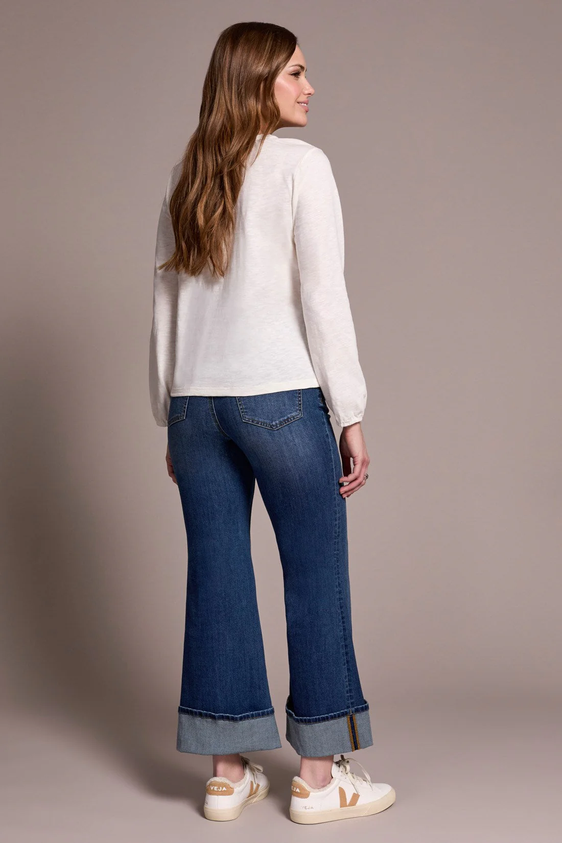 TASSEL-ACCENT SPLIT NECK TOP - Image 8