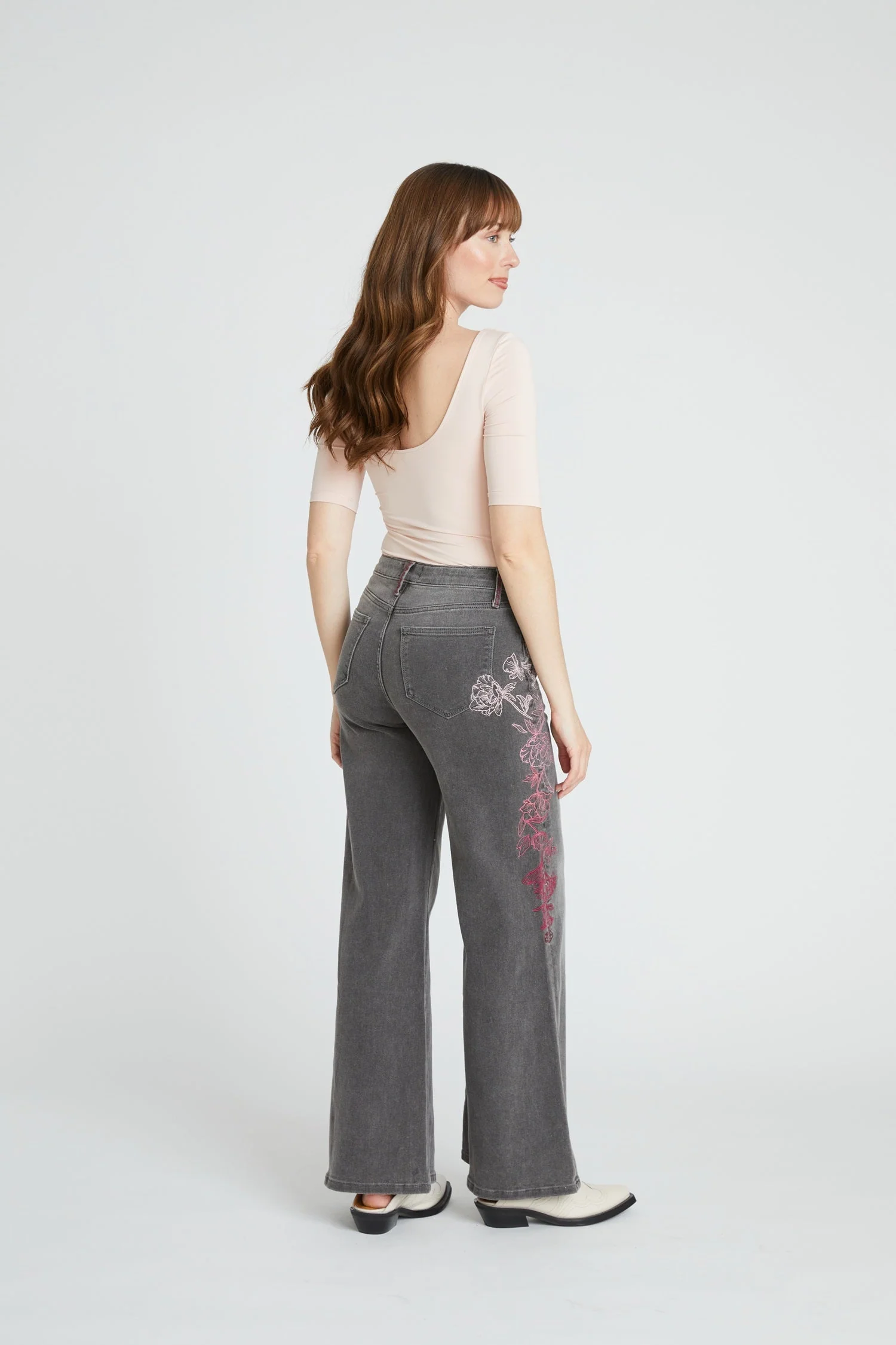 Mona Wide Leg - Blush Etched - Image 4
