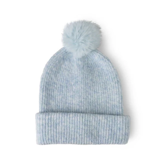 Powder Knit Ultra Soft Pom Hat - Image 3