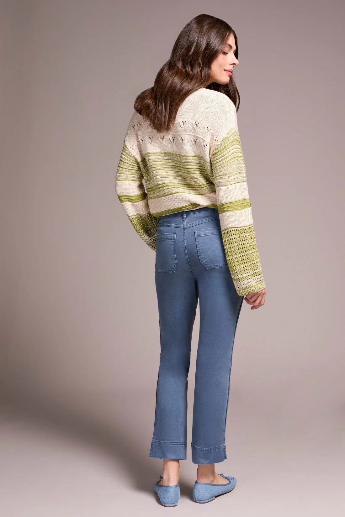 Pull On Ankle Pant W/Detail - Image 5